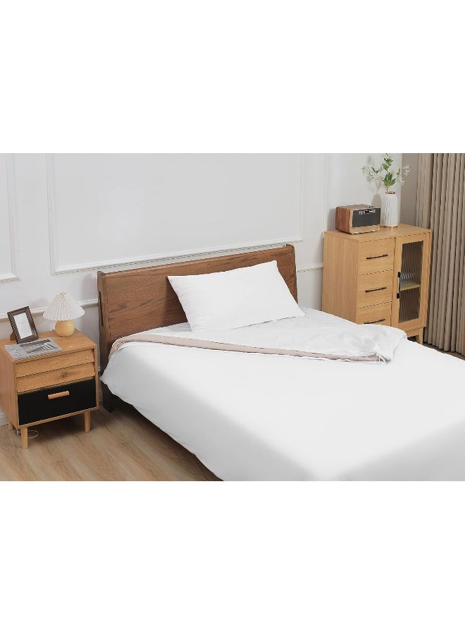 Allersoft All Cotton Dust, Pet Dander, Feather, Pollen & Allergy Control Duvet Protector - Image 2